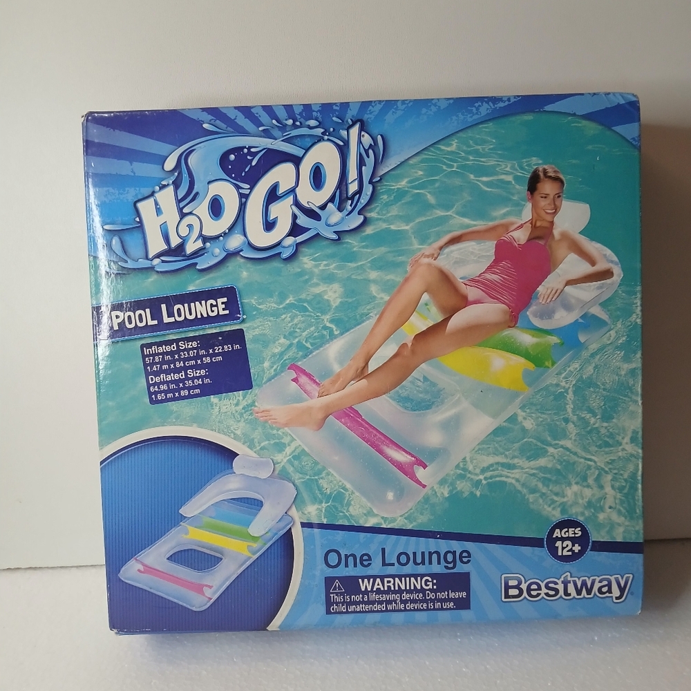 H2O Go Pool Float Lounger New